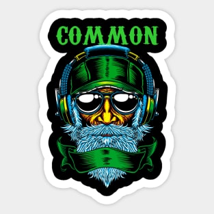 COMMON RAPPER MUSIC Sticker